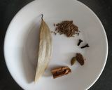 A picture of step 1 of Shahi Paneer.