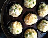 A picture of step 4 of Sabudana appe.