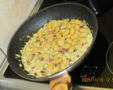 Sült nokedli bacon-nel és babbal recept fázis 2 fotója