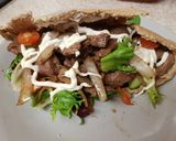 A picture of step 11 of My Homemade seasoned Steak in pitta Bread. 😘.