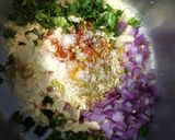 A picture of step 1 of Besanacha pola.