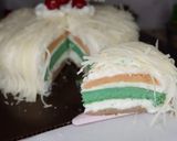 Foto langkah ke 6 dari resep Cake Tart Keju Gondrong Lowcarb/Debm/Keto.