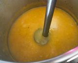 A picture of step 9 of Butternut squash soup.