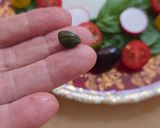 Foto del paso 3 de la receta: Ensalada con forma de corona navideña 🎨 Los colores unidos de la naturaleza en Navidad veraniega 🎄