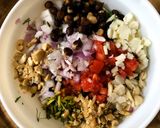 A picture of step 1 of Tabbouleh with Foxtail Millet & Mixed Herbs.