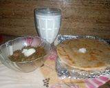 A picture of step 5 of Makai ki roti.