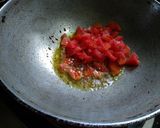 A picture of step 1 of Broad beans curry/chikkudukaya curry.