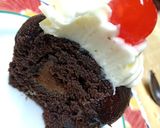 Foto del paso 3 de la receta: Cupcakes extra-chocolatosos con relleno de dulce de leche