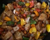 A picture of step 8 of Fish stir fry sauce.
