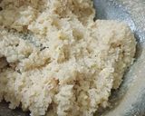 A picture of step 2 of Coconut burfi.