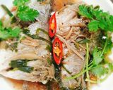 Hình bước làm 3 của món Cá chẽm hấp gừng