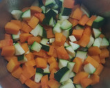 Foto del paso 2 de la receta: Guiso ligero de calabacín y calabaza al ras el hanout