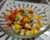 A picture of step 3 of Mango salsa.