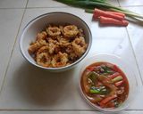 Foto langkah ke 11 dari resep Cumi Crispy Asam Manis Pedas.