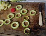 Foto del paso 1 de la receta: Aros de Zucchini con Salsa de Mayonesa
