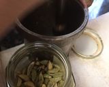 A picture of step 1 of Indian Chai.