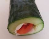 A picture of step 5 of Stuffed Cucumber Sandwiches 🤗.