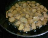 A picture of step 1 of Jimikand matar.