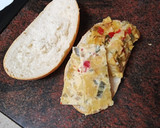 Foto del paso 1 de la receta: Bocadillo de tortilla a la hortelana al horno
