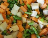A picture of step 8 of Vegetable Biryani.