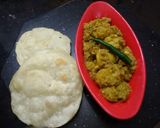 A picture of step 3 of Peanut dum aloo.