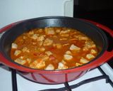 Sertéspörkölt Tajine edényben recept fázis 5 fotója