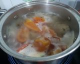 Hình bước làm 3 của món Canh riêu tép khô