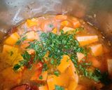 Foto del paso 4 de la receta Lentejas con calabaza y batata en olla a presión