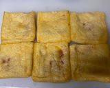 A picture of step 2 of Aburaage Beef Waffle.