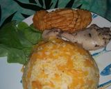 A picture of step 4 of Rice with Curried Butternut Squash.