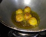 A picture of step 1 of Raw banana kofta curry.