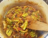 A picture of step 4 of Vegan chorizo and veggie stew.