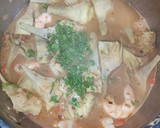 Foto del paso 4 de la receta: Alcachofas con langostinos🦐🦐