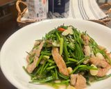 XO醬炒水蓮的食譜步驟5照片