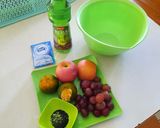Foto langkah ke 1 dari resep Sup Buah Praktis 🍎🍇🍊 #dapurelbeweek19.