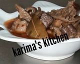 A picture of step 1 of Offals pepper soup.