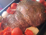 Tapa de nalga al horno