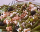 Foto del paso 3 de la receta Ensalada tibia de judías verdes, arroz y atún