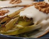 Foto del paso 5 de la receta: Endivias a la plancha con emulsión de aquafaba al emmental y nueces