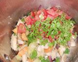 A picture of step 5 of Salted Cod Salad with Potatoes and Carrots.