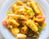 A picture of step 7 of Paneer Jalfrezi.
