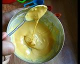 A picture of step 2 of Kadhi pakoda.