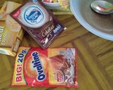 Foto langkah ke 3 dari resep Puding Biskuit dgn Coklat Lumer.