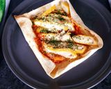 Une image de l'étape 4 de Pizza 🍕 wrap minutes cordon bleu 😋.