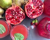 A picture of step 4 of Pomegranate tea.