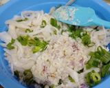 Foto langkah ke 4 dari resep Pepes Tahu Jamur Kemangi.