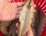 Hình bước làm 1 của món Tôm nướng tỏi phô mai