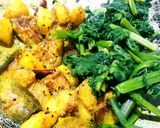 লাউ শাকের তরকারি (lau shaaker tarkari recipe in Bengali) রেসিপির ধাপ 5 ছবি