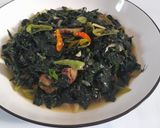 Foto langkah ke 3 dari resep Oseng Daun Pepaya Jepang Kaldu Udang.