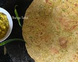 A picture of step 5 of Drumstick leaves Ragi paratha.